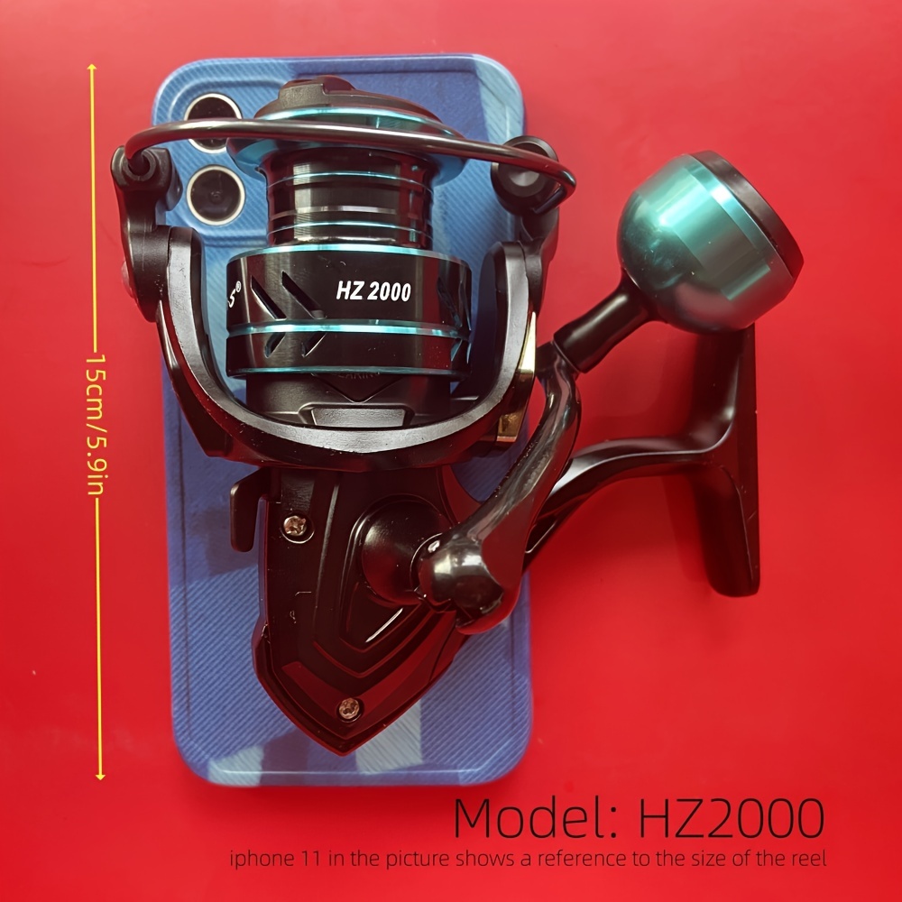 💥Hot Seller💥Fishing Reel Highly Covered Ultra Smooth Powerful Max Drag  30kg Size 500-7000 is Perfect for Ice Fishing / Ultralight Fishing Spinning  Reel