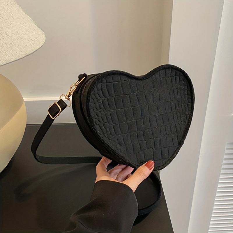 Heart-shaped Handbag For Women, Small Dating Crossbody Bag, Fashion Love  Novelty Purse - Temu