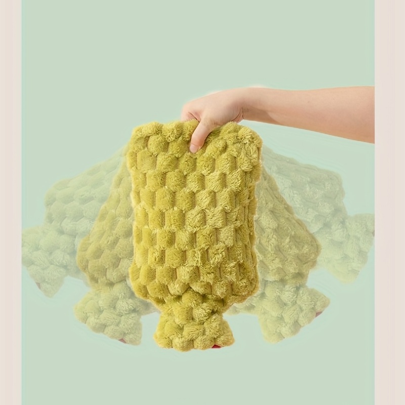 Large Capacity Hot Water Bag with Lid Plush Winter Hot Water Bag