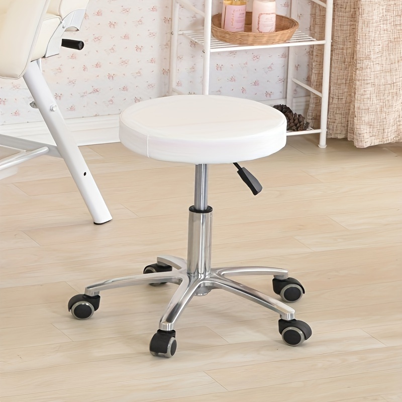 Hairdresser stool on discount wheels