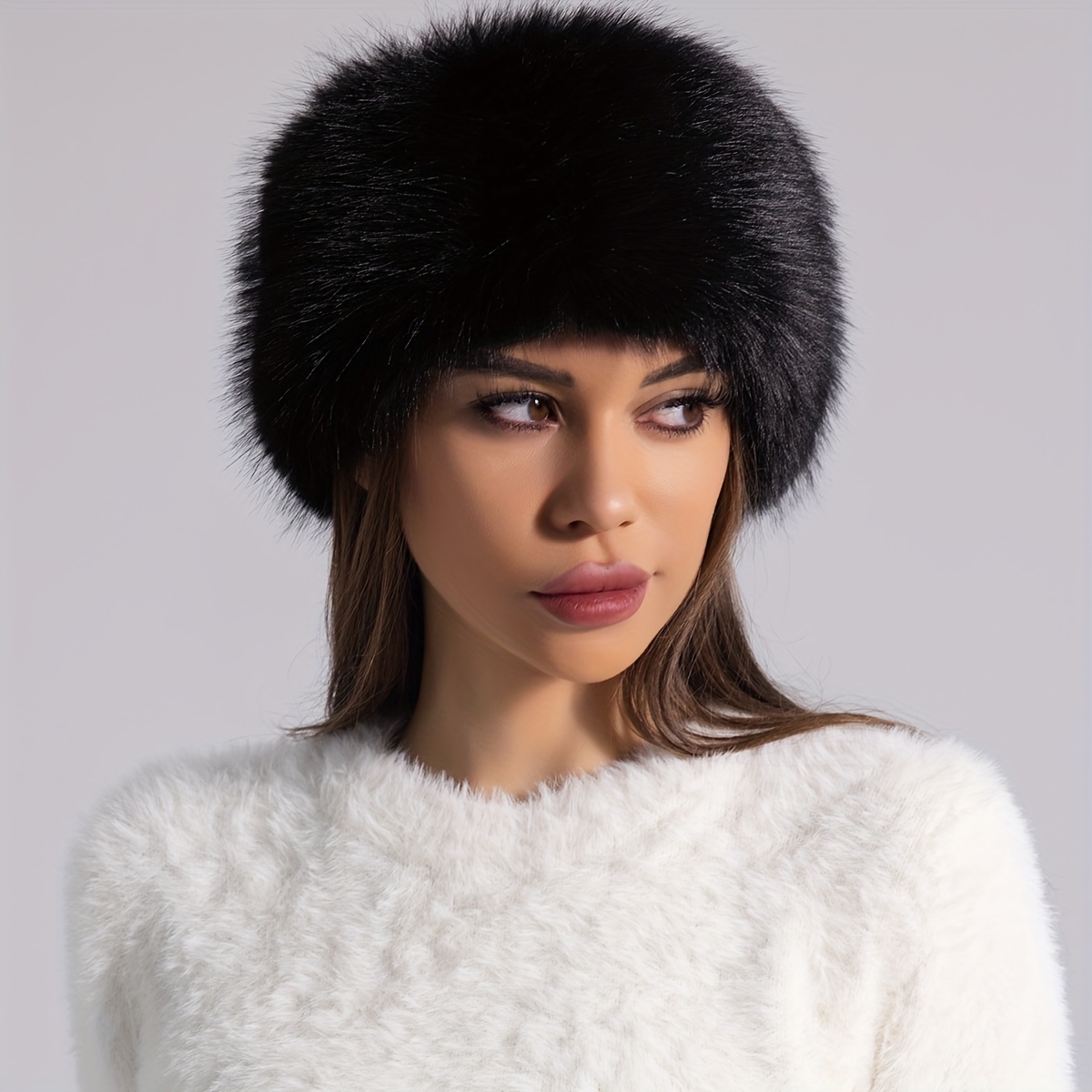 Winter Imitation Fox Fur Headband Accesorios Halloween - Temu