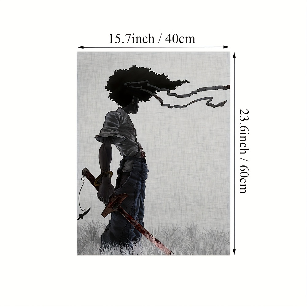 Afro under the sun - Afro Samurai - Sticker | TeePublic