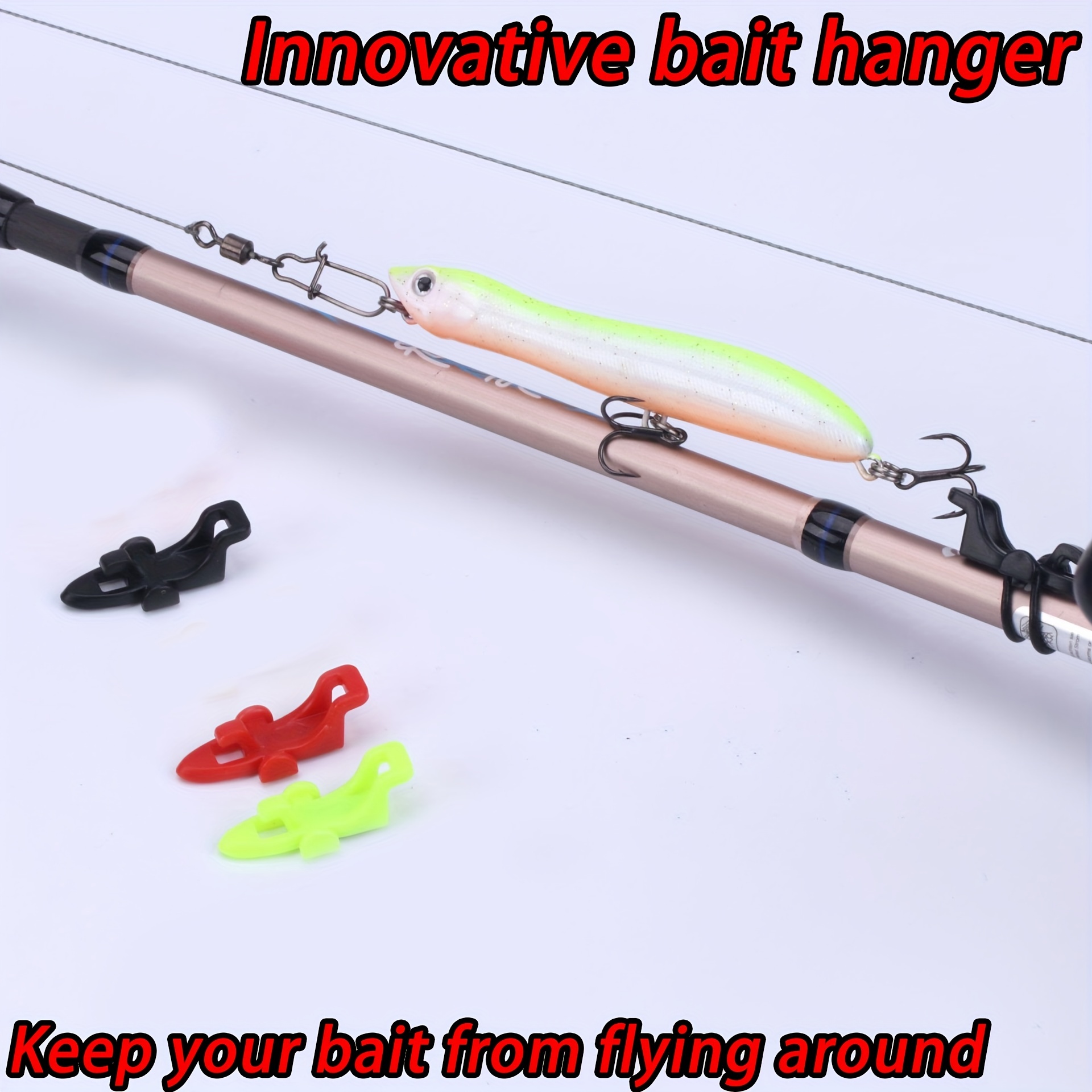 Elastic Fishing Rod Hook Keeper Fly Pole Rubber Rings Metal - Temu