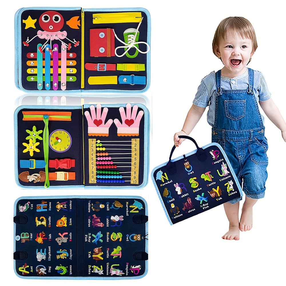 QuTZ Juguetes para niños y niñas de 2, 3, 4, 5 años, juguetes sensoriales  para autismo para niños autistas, juguetes Montessori de aprendizaje