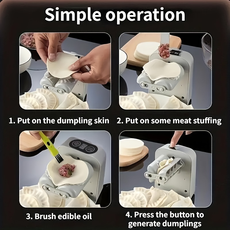 1 Dumpling Maker Safety Abs Material Dumpling Press Maker - Temu