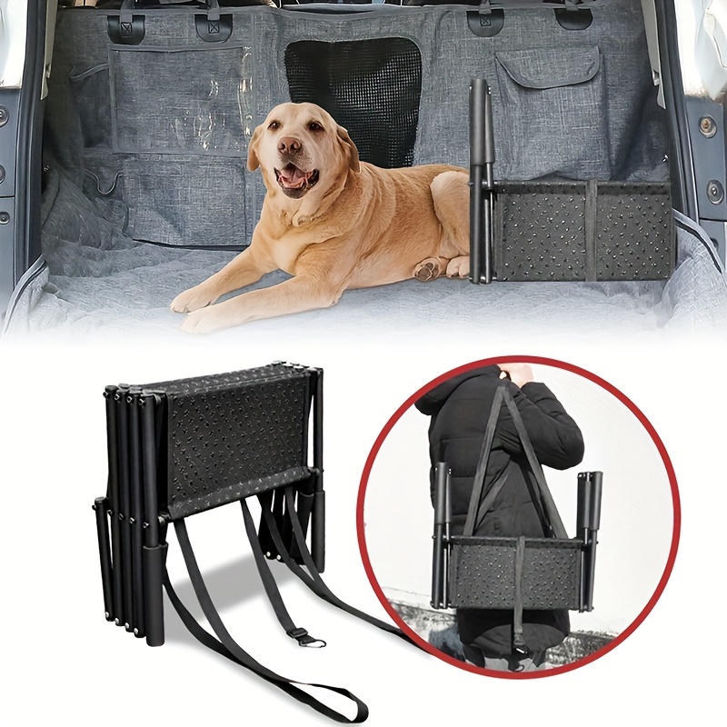 Gradini Portatili Per Cani Per Auto E SUV, Gradini Per Animali Domestici  Pieghevoli Alti, Rampa Per Auto Per Cani In Metallo Per Camion, Rampa