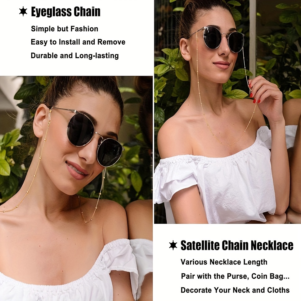 Diy glasses, Diy sunglasses, Eyeglass chain