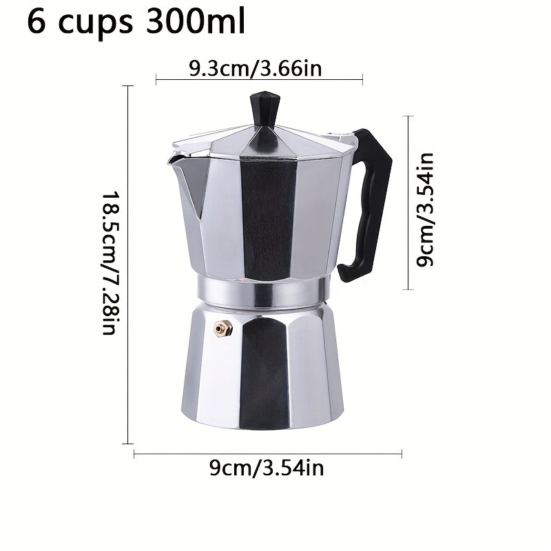 Coffee Machine Italian Espresso Machine 6 Cups 