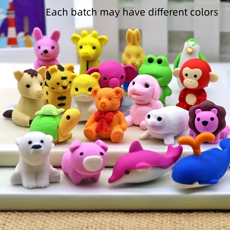  Mr. Pen- Animal Erasers, Desk Pets for Kids Classroom, 30  Pack, Animal Eraser Desk Pet, Classroom Prizes for Students, Rewards for  Students, Teacher Rewards for Students : Office Products