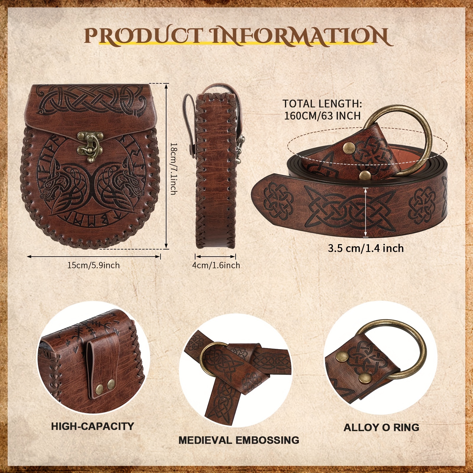 Embossed logo lettering eco leather high belt