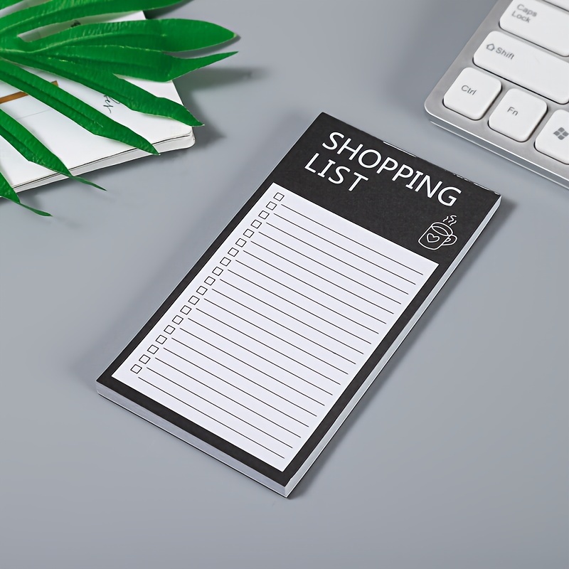 

1pc Magnetic Notepad To Do List Notepad For Grocery List, Shopping List, To-do List, Reminders -strong Magnetic Back Memo Notepad