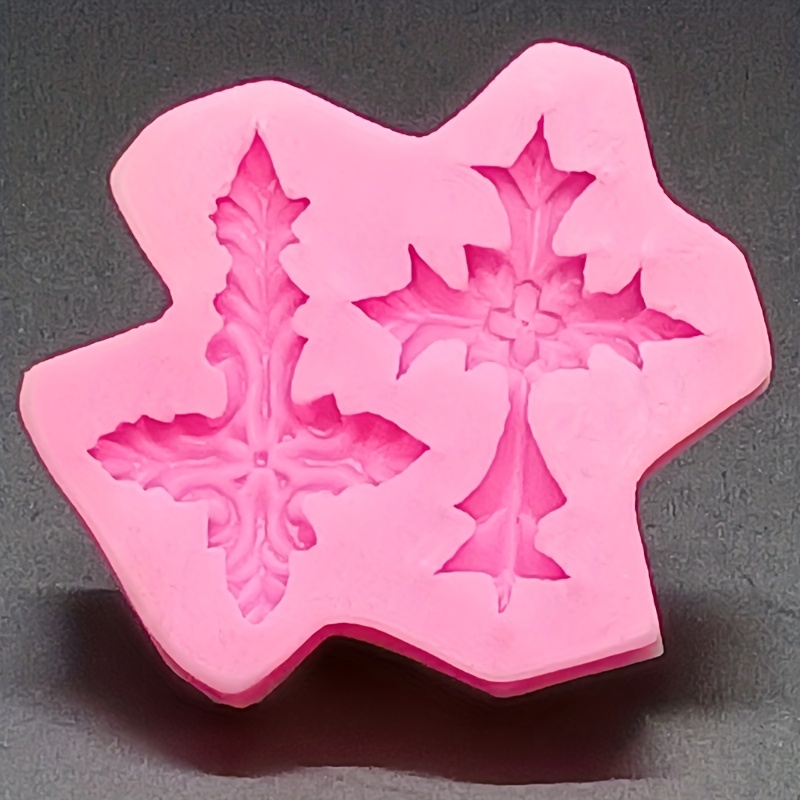  Great Mold Christmas Snowflake Silicone Mold for Chocolate  Candy Wax Melts Soap Oreo Candle Resin Art Crafts Fondant Cake Decorating  Tools