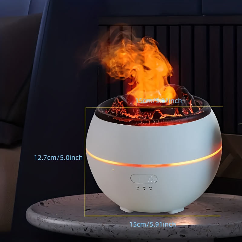 Simulation Volcano Humidifier Home Bedroom Atmosphere Night - Temu