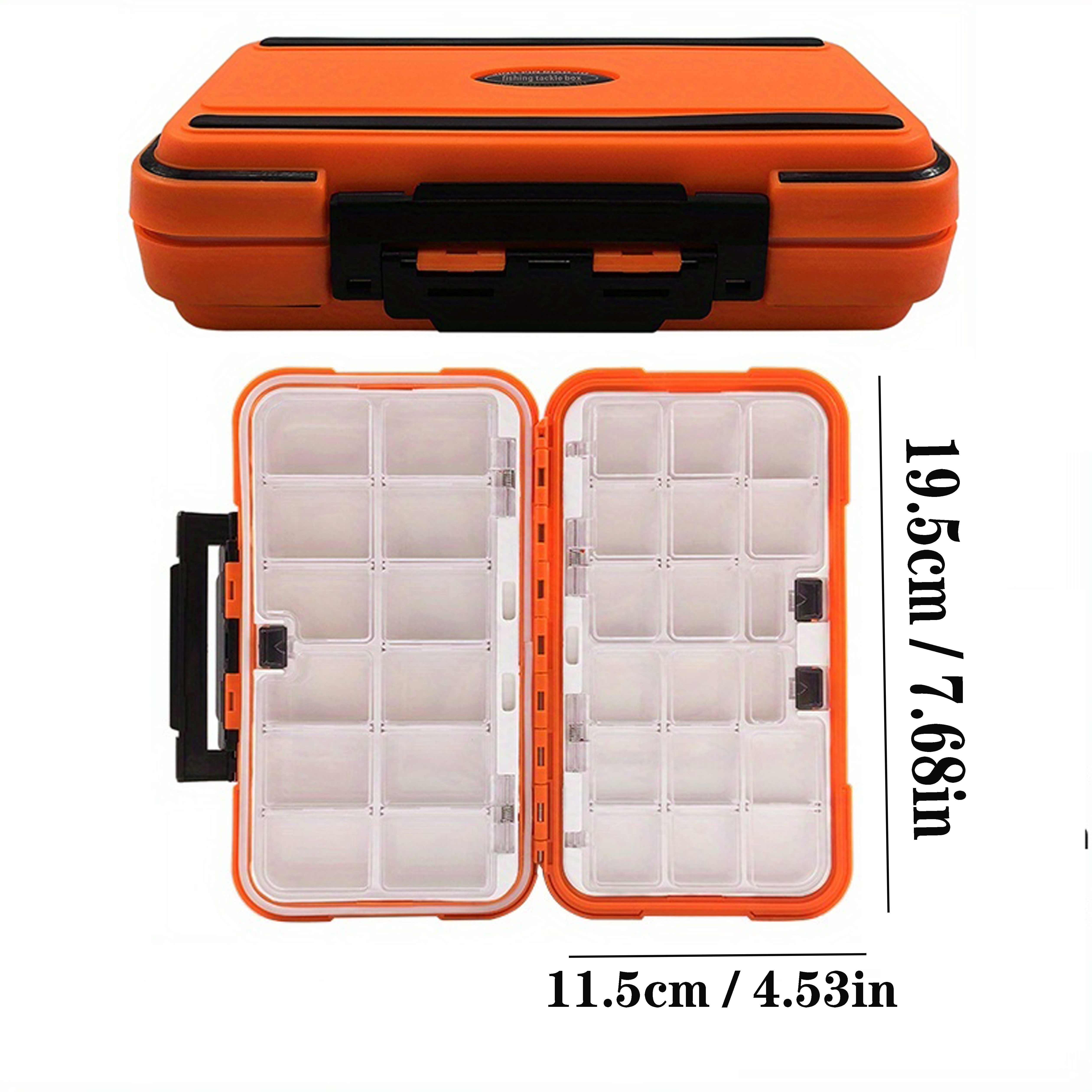 Multifuctional 2 Layer Fishing Tackle Box for Baits Double Side