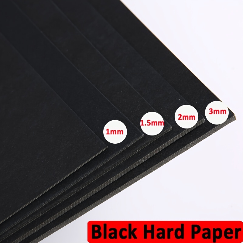 Hard Cardboard A4 A5 Paper Thickness 1mm 2mm 3mm White Black Kraft