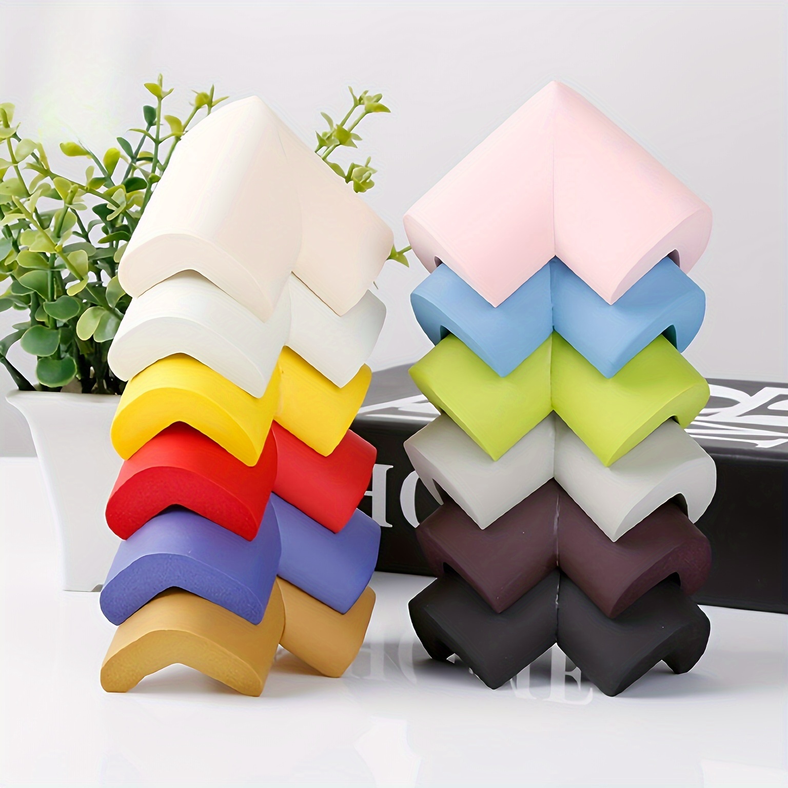 4pcs/pack Cartoon Dog Shaped Silicone Anti-collision Table Corner Protector  For Child Safety, Coffee Table, Desk Edge Cover