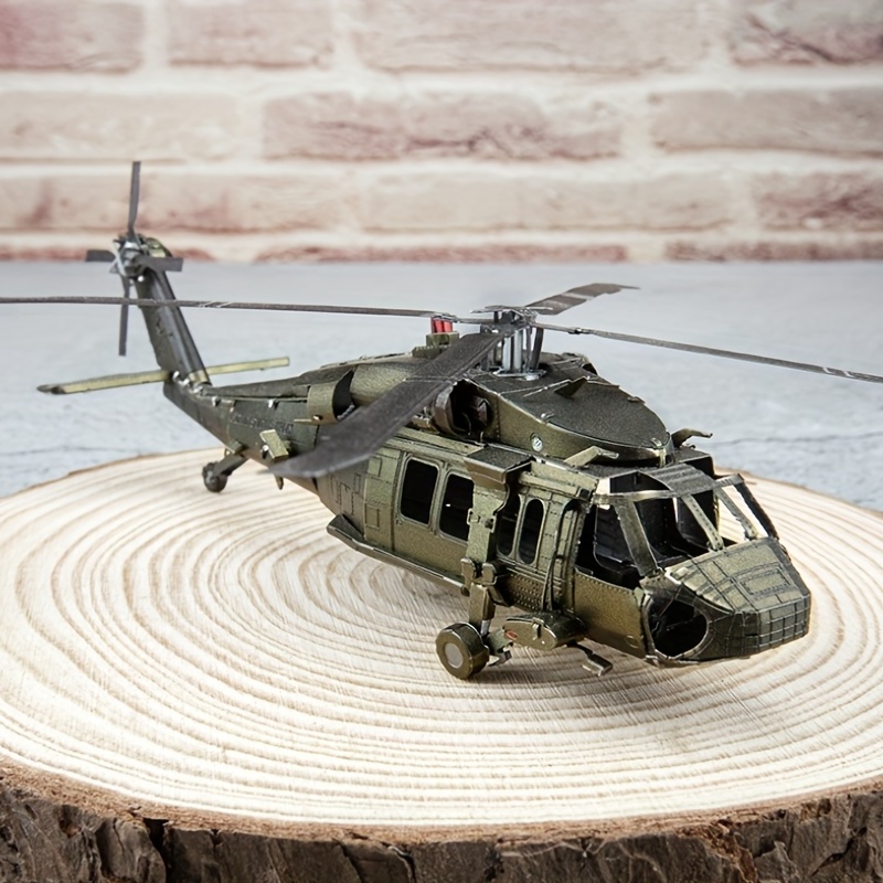 Black Hawk Helicopter 3D Toy Model Assembling Puzzle