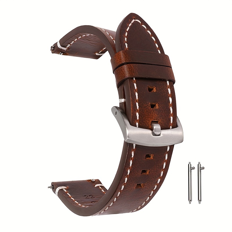 Cowhide Strap Quick Release Spring Bar - Temu United Kingdom