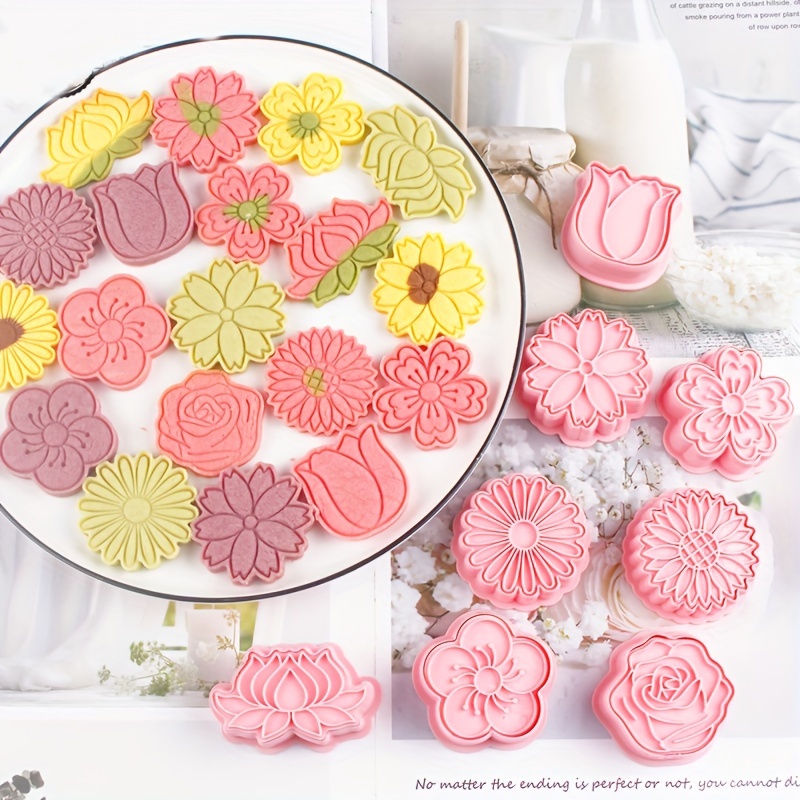 8 Pezzi Set Tagliapasta A Forma Fiore Stampi Biscotti In - Temu Italy