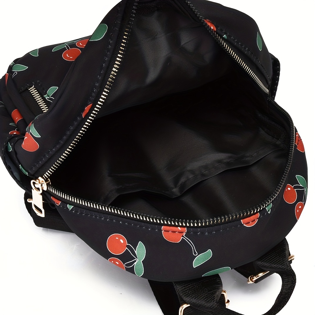 Mini Cherry Graphic Backpack