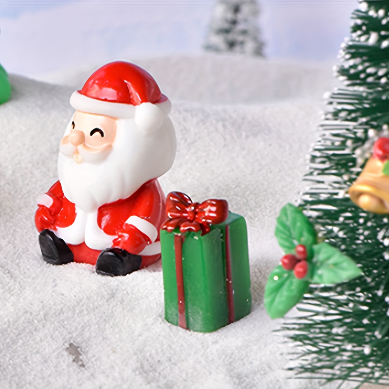2pcs Set Santa Claus Gift Box Decorations Holiday Home And Office ...