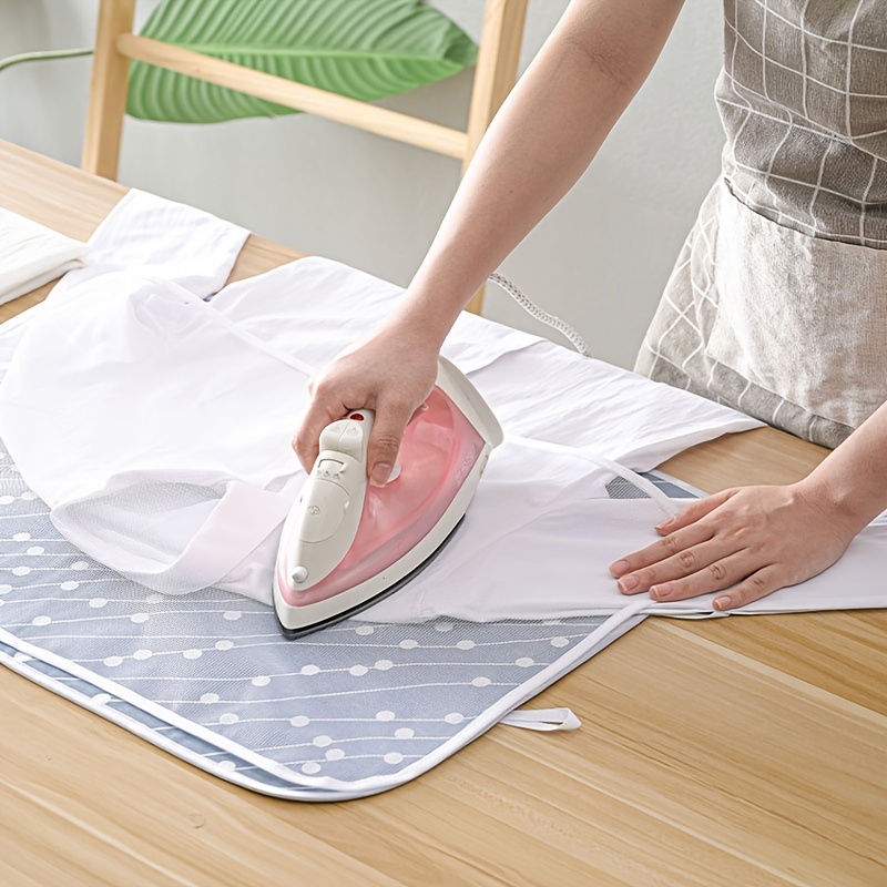 Portable Folding Ironing Pad Heat Resistant Travel Ironing Mat 2 In 1  Electric-ironing Board And Storage Bag Countertop Iron Pad
