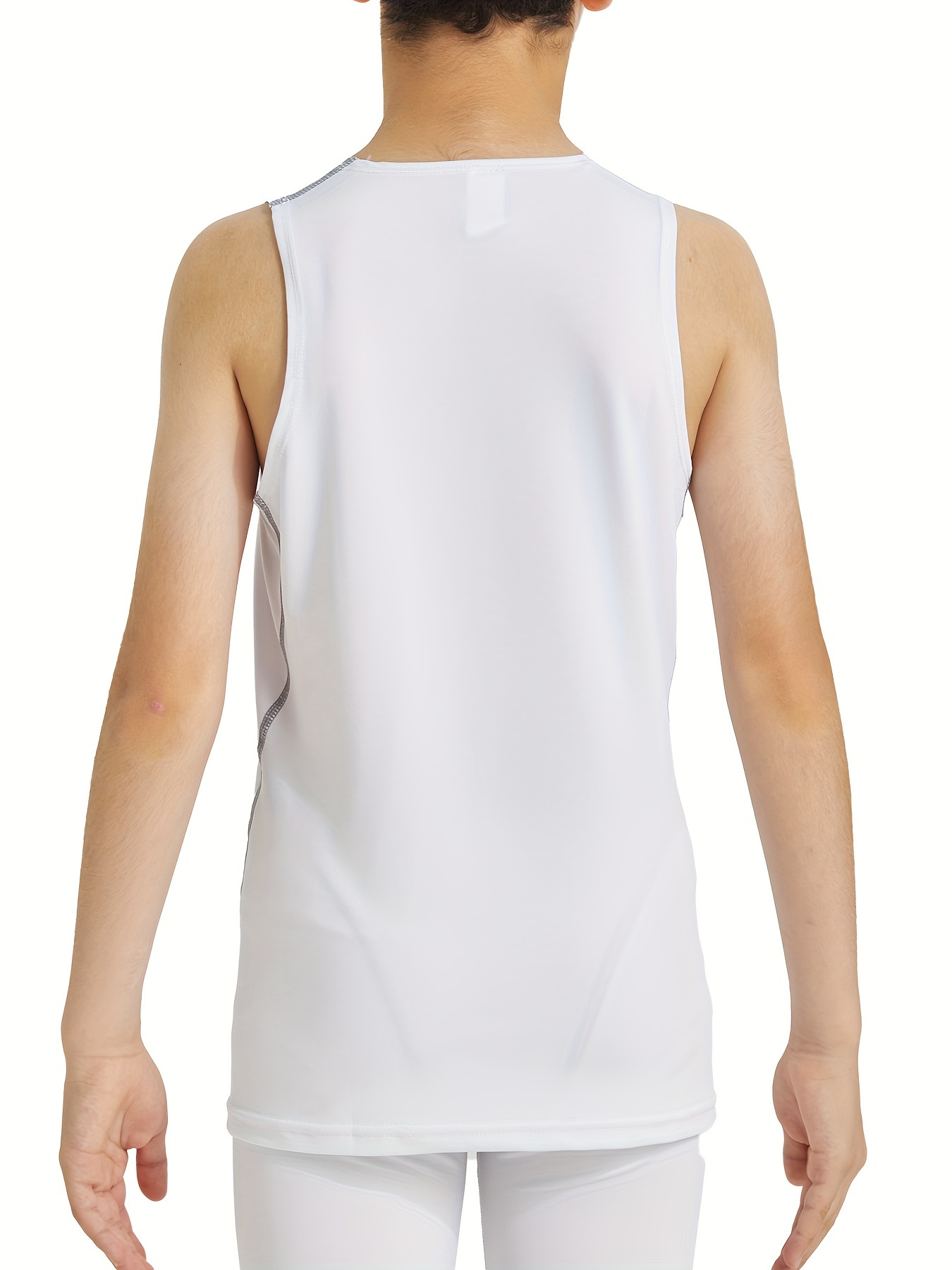 Men's Breathable Sport Vest Sleeveless Compression Tank Top – LANBAOSI