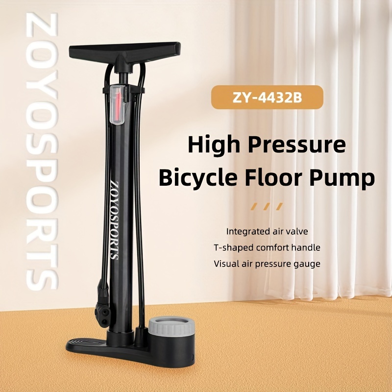 

Effortlessly Inflate Your Bike Tires With Our High-pressure 160psi Bike Floor Pump - A Must-have For Every Cyclist!