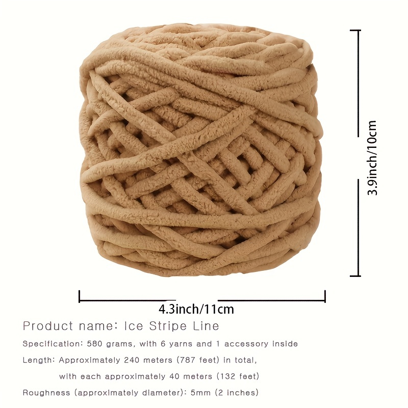 1pc Wool Yarn 100g Thick Plush Yarn For Warm, Comfortable Diy Knitted  Scarf, Clothes, Shoes And Other Woollen Material Gifts