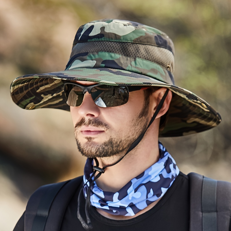 Stay Hidden Protected: Tactical Camo Boonie Hat Adjustable - Temu Canada