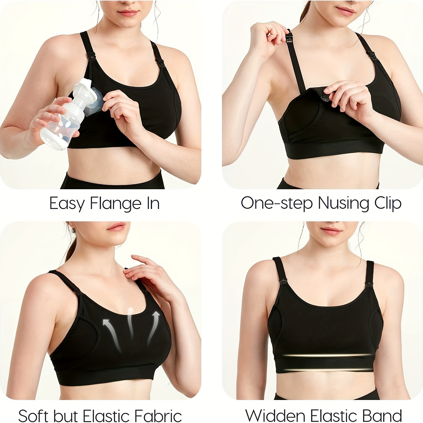 Hands free Pumping Bra: Adjustable Breastfeeding Nursing Bra - Temu