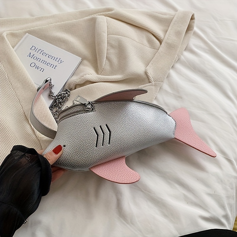 Creative Design Shoulder Bag - Shark Shaped Design - Kawaii