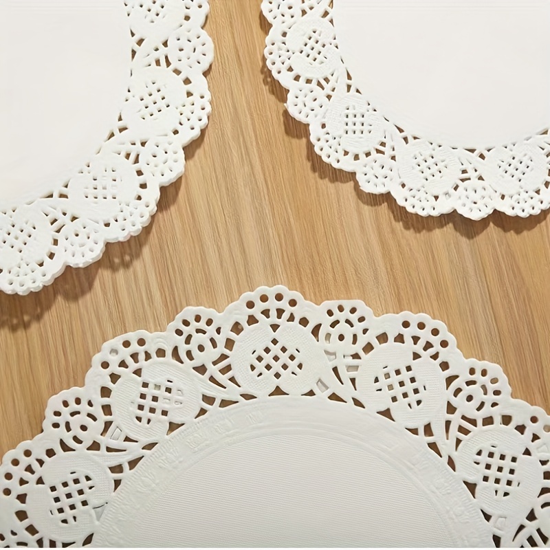 Lace Paper Doilies Doilies Placemats Grease Absorbent Paper - Temu