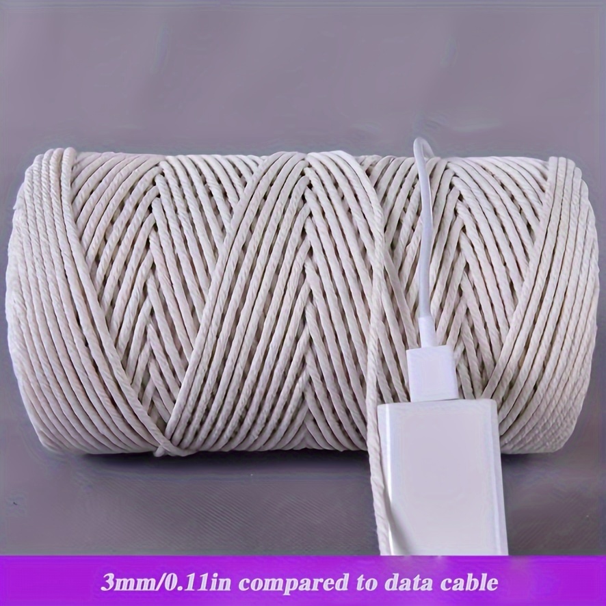 1 Roll Crafting Rope DIY Rope Craft Multi-Function DIY Woven Rope Small  Craft Rope Hand-Weaving DIY Thread DIY Weaving Rope Decorative Craft DIY  Rope