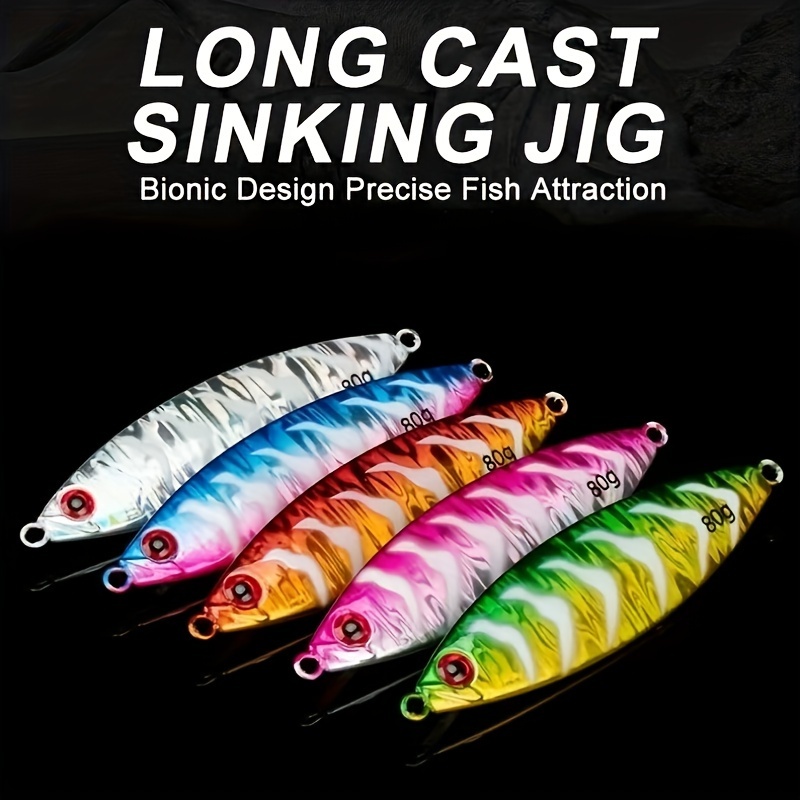 Ftk Random Color Slow Casting Jig Saltwater Fishing Tackle - Temu Canada