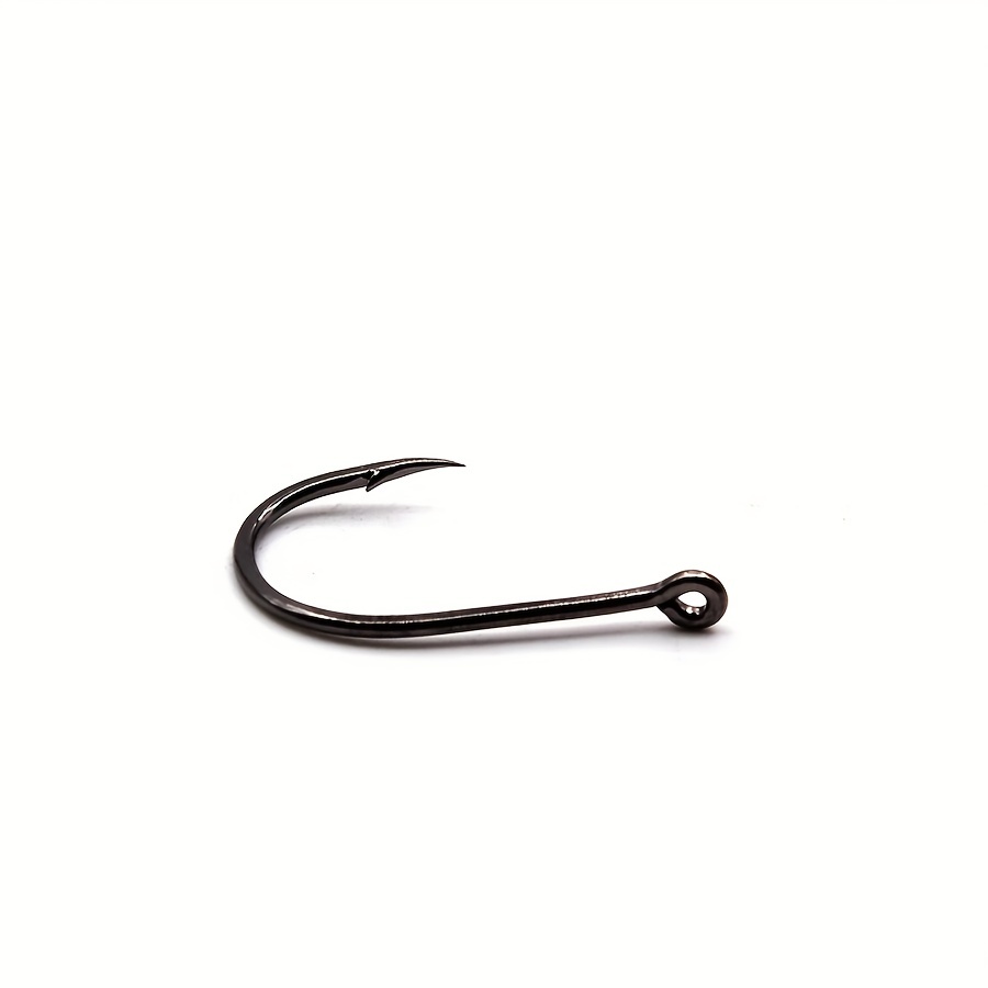 Thin Red Worm Bait Hook Sharp Iron Circle Hooks Barbed - Temu