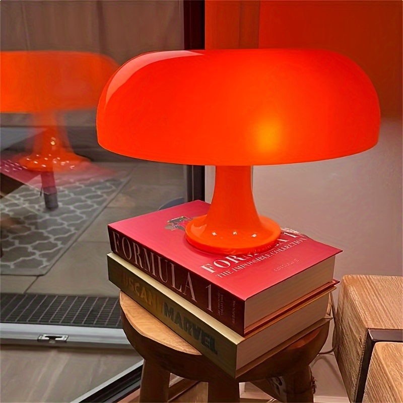 Lampade da tavolo a LED creative a forma rotonda in materiale di cotone  fatto a mano, soggiorno, studio, camera da letto, decorazione, lampada