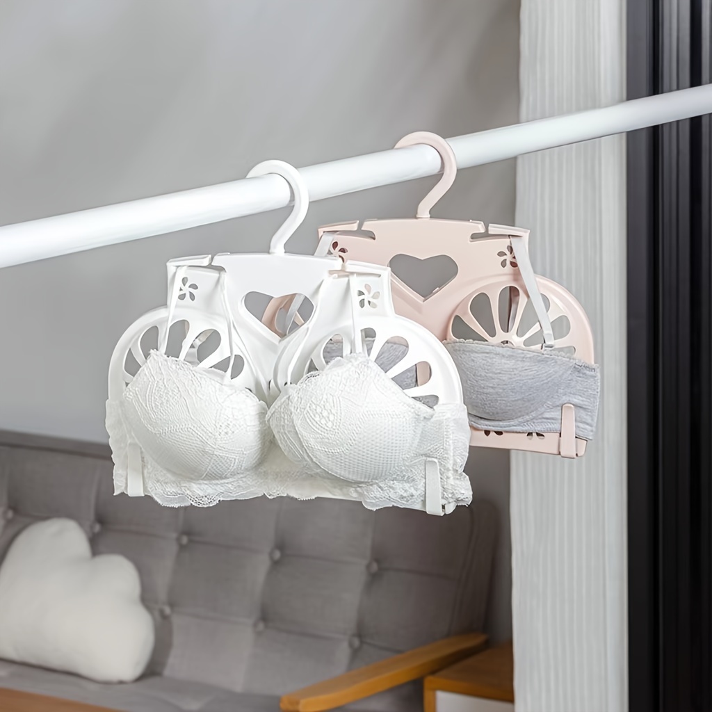 Plastic Bra And Panty Bib Hanger  Underwear Clip Drying Rack