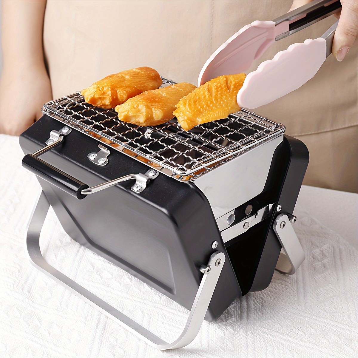 Miniature Simulated Black Barbecue Small Oven Dollhouse Toy, Miniature  House Mini Cooking Appliances Outdoor Grill, Mini Kitchen Cookware Mini  Kitchen Playing Prop - Temu