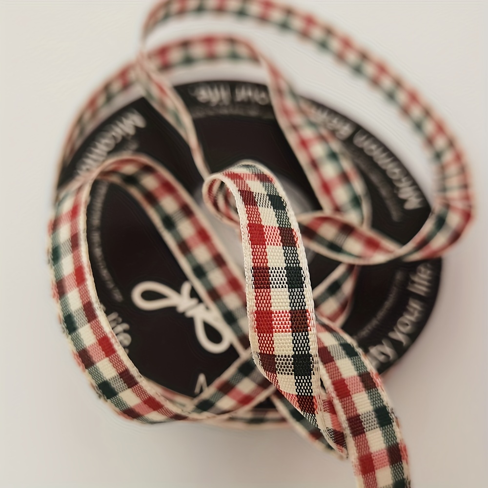 3/8 Gingham Grosgrain Ribbon 3/8 Decorative Ribbon 3/8 Grosgrain Ribbon 