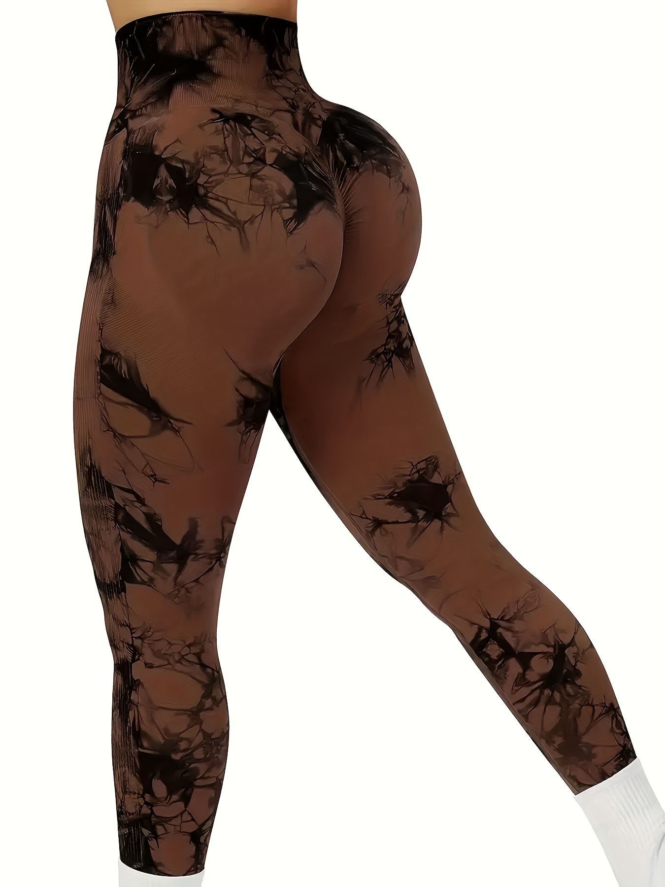 Women's Camouflage High Waist Butt Lifting Leggings Sports - Temu