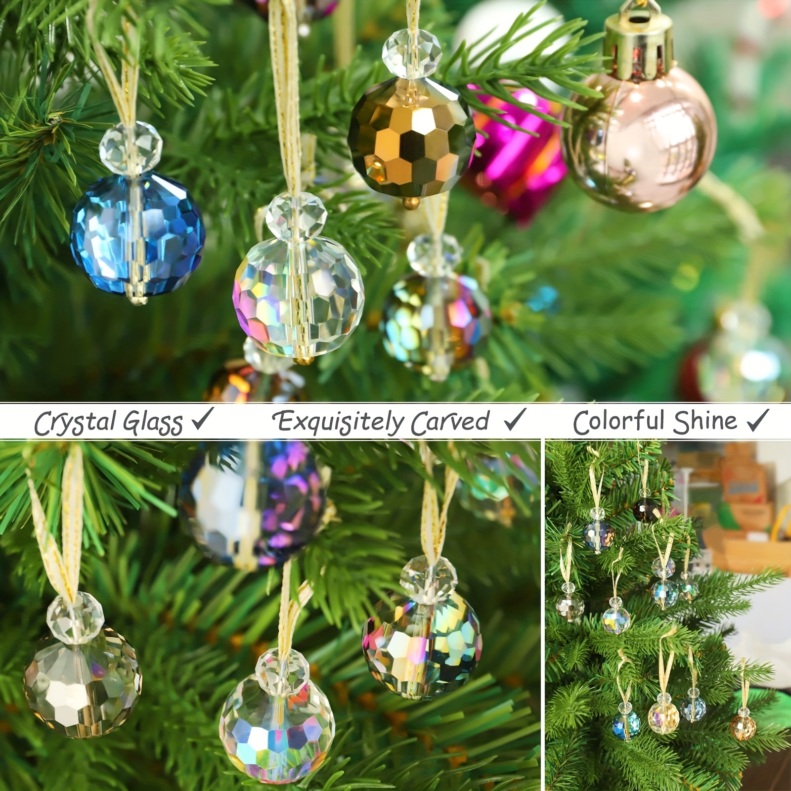 Glass Home Decoration Ornaments Jewels Crafts