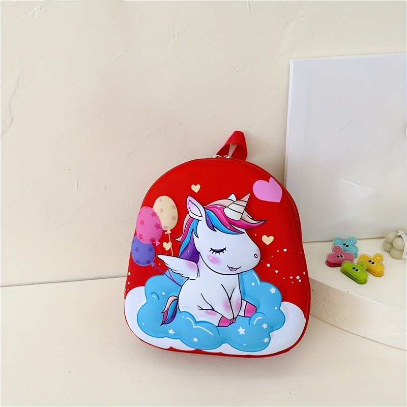Unicorn Schoolbag Boys Girls Hard Shell Backpack