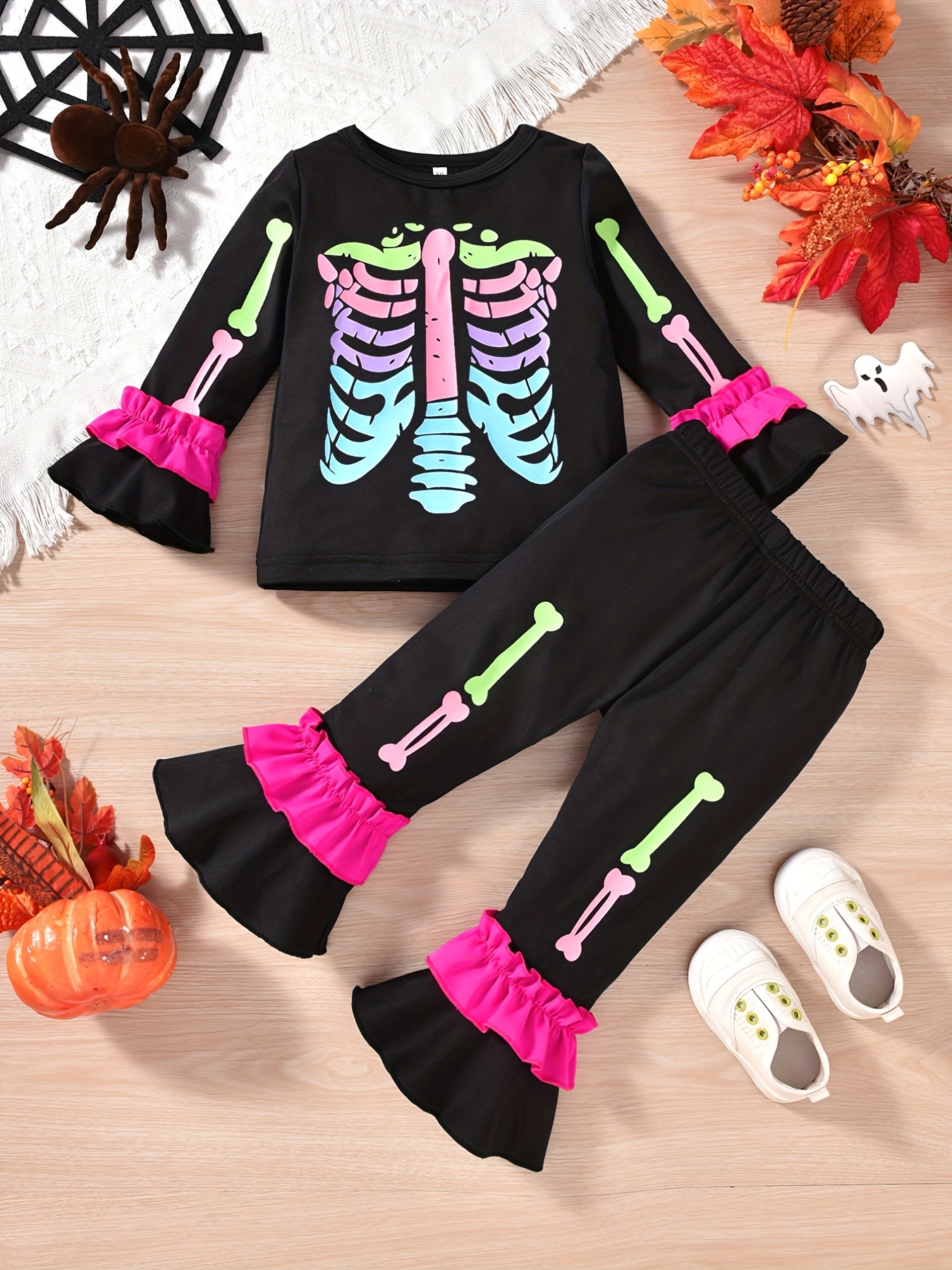 Costume scheletro bambina Halloween - Skeleton Girl