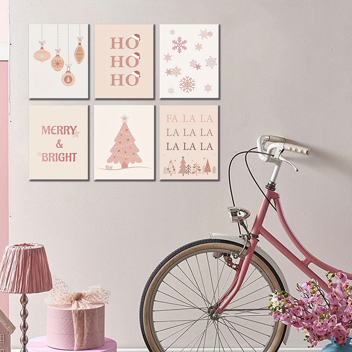 Pastel Christmas Paint Set