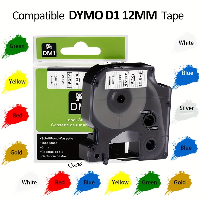Compatible Label Maker Tape For Dymo D1 Label Tape 45010 - Temu