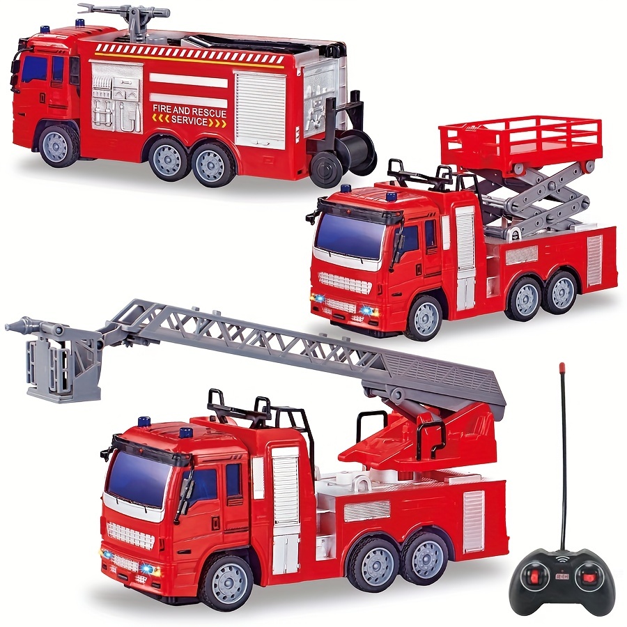 Camion de pompier télécommandé sans fil