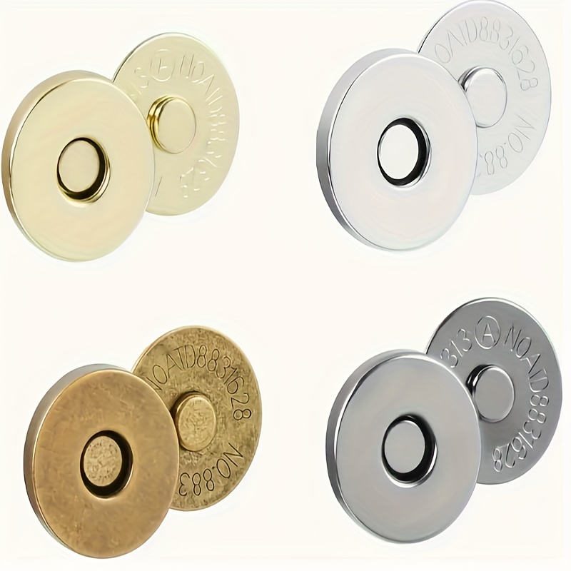 2 Pairs Magnetic Buttons, Concealed Clothes Buttons, Button Snap Buttons,  Clothing Sewing Accessories