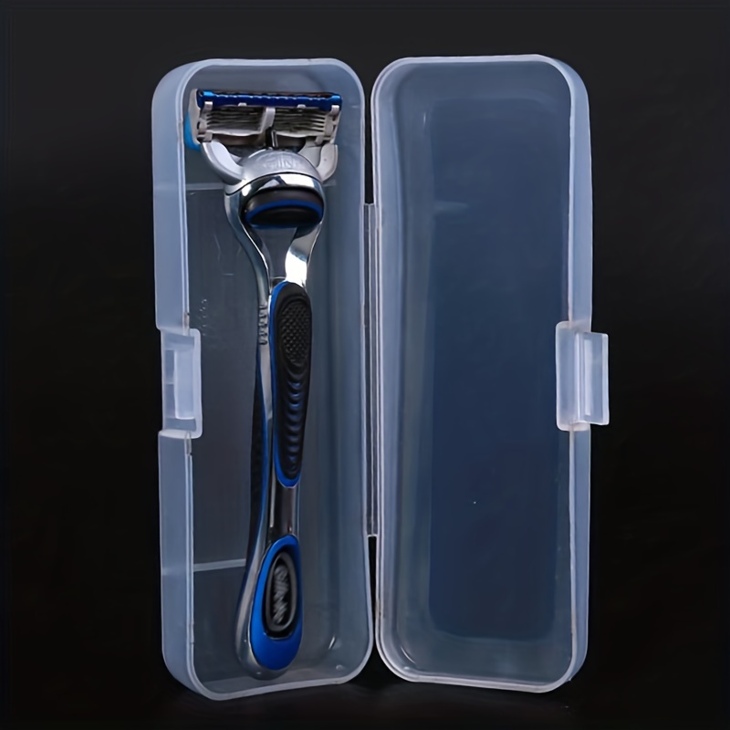 

Plastic Storage Box With - Portable & Traditional Style Shaver Organizer Case, Ideal For Travel & Home Use, Shaving Box