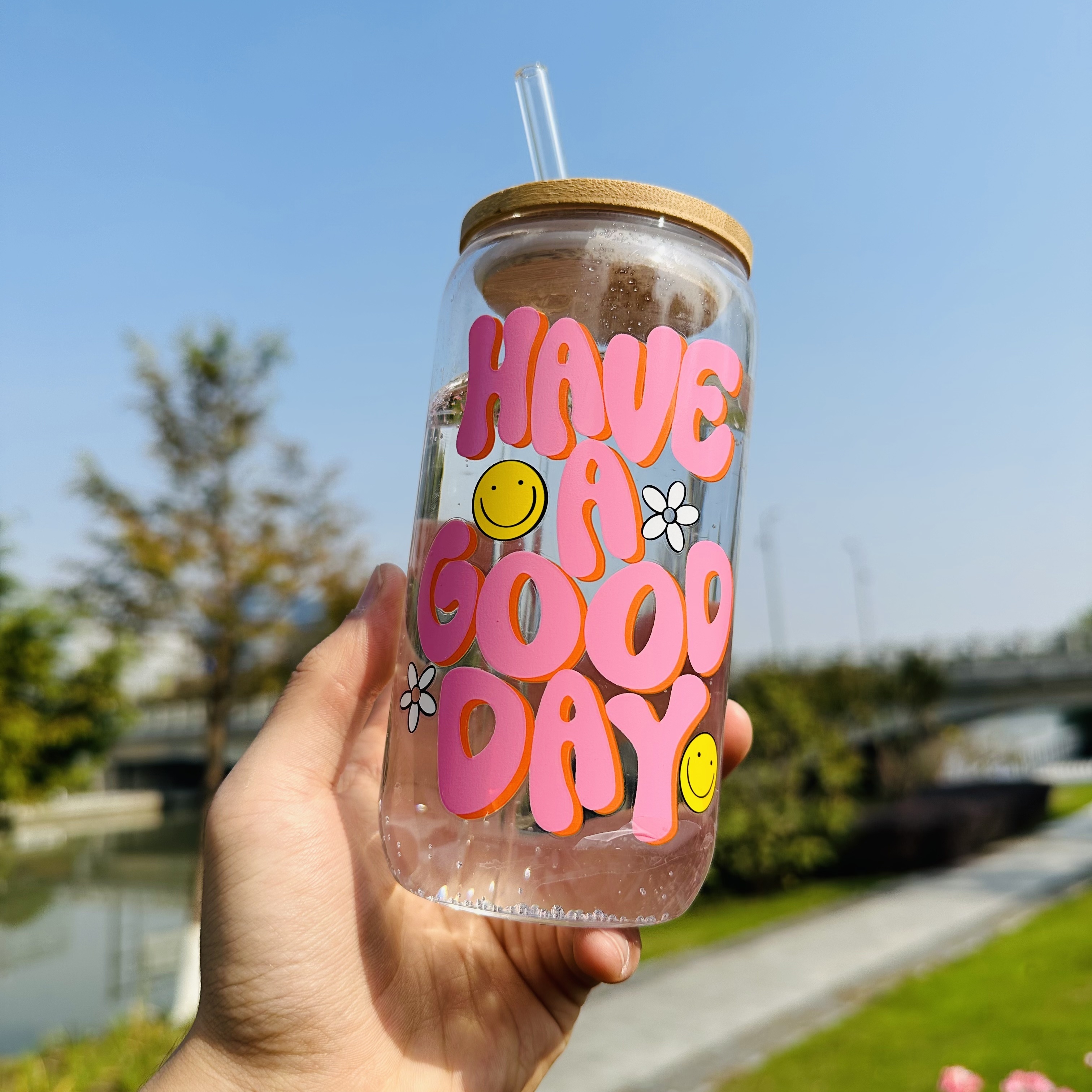 Donut Glass | Glass Can Cups | Glass Cups | Coffee & Tea | Soda Cup | Glass  Drinkware | Beer Can Glass | Aesthetic Cup
